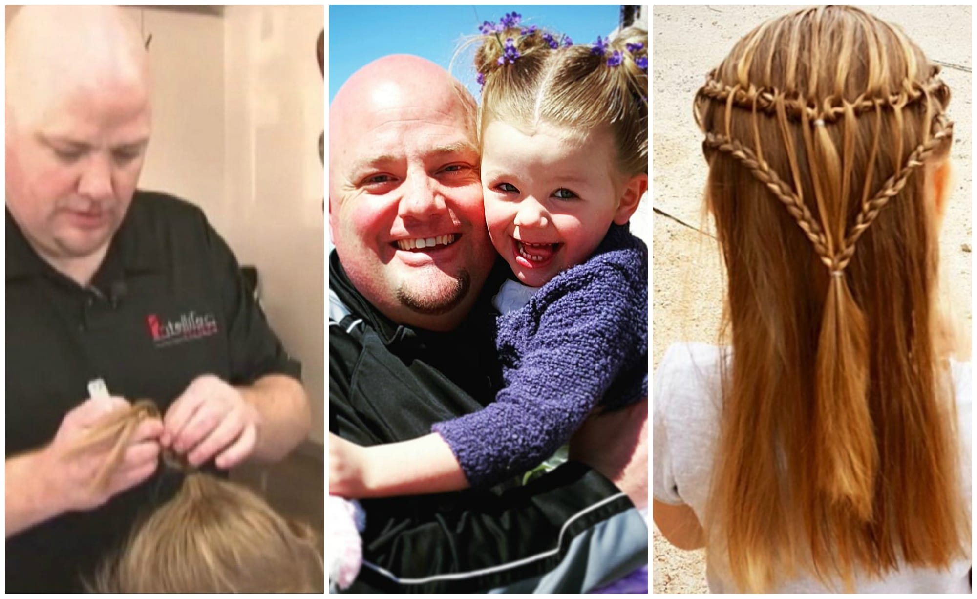Loving Single Father Creates the Most Amazing Hairstyles for His(02)