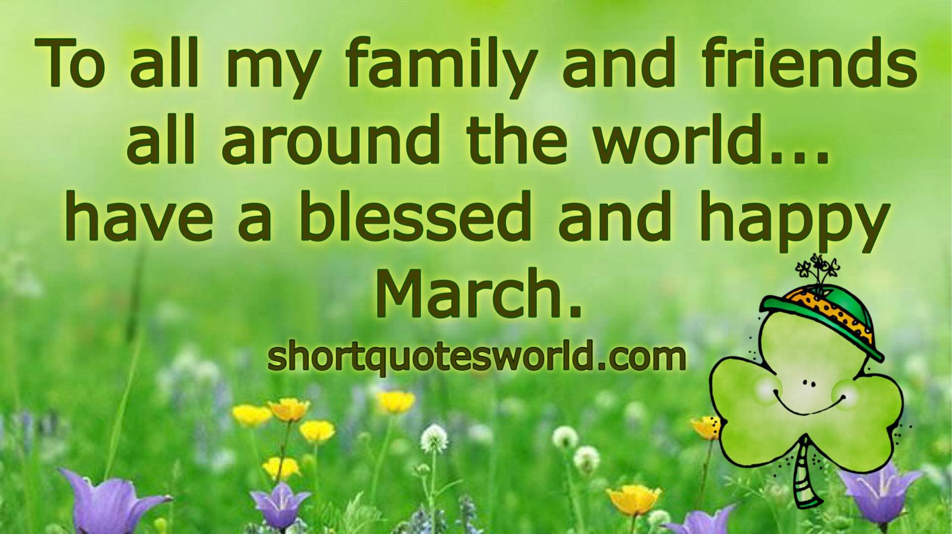 Have blessed and Happy March