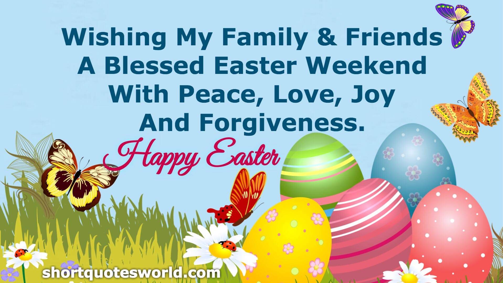 Wishing all my family and friends the blessing of Easter