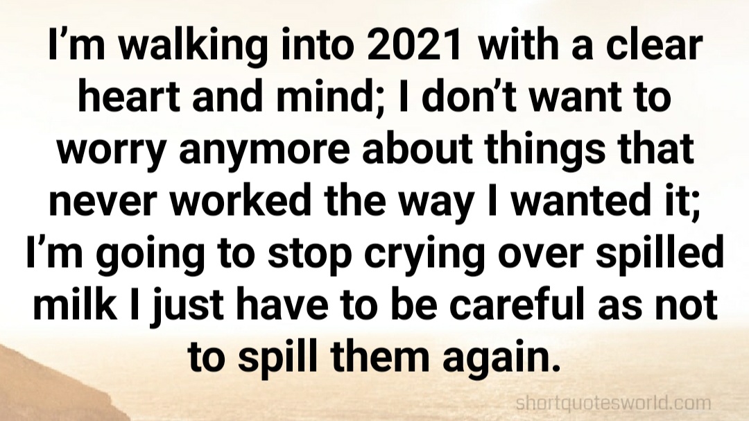 My New Year goals