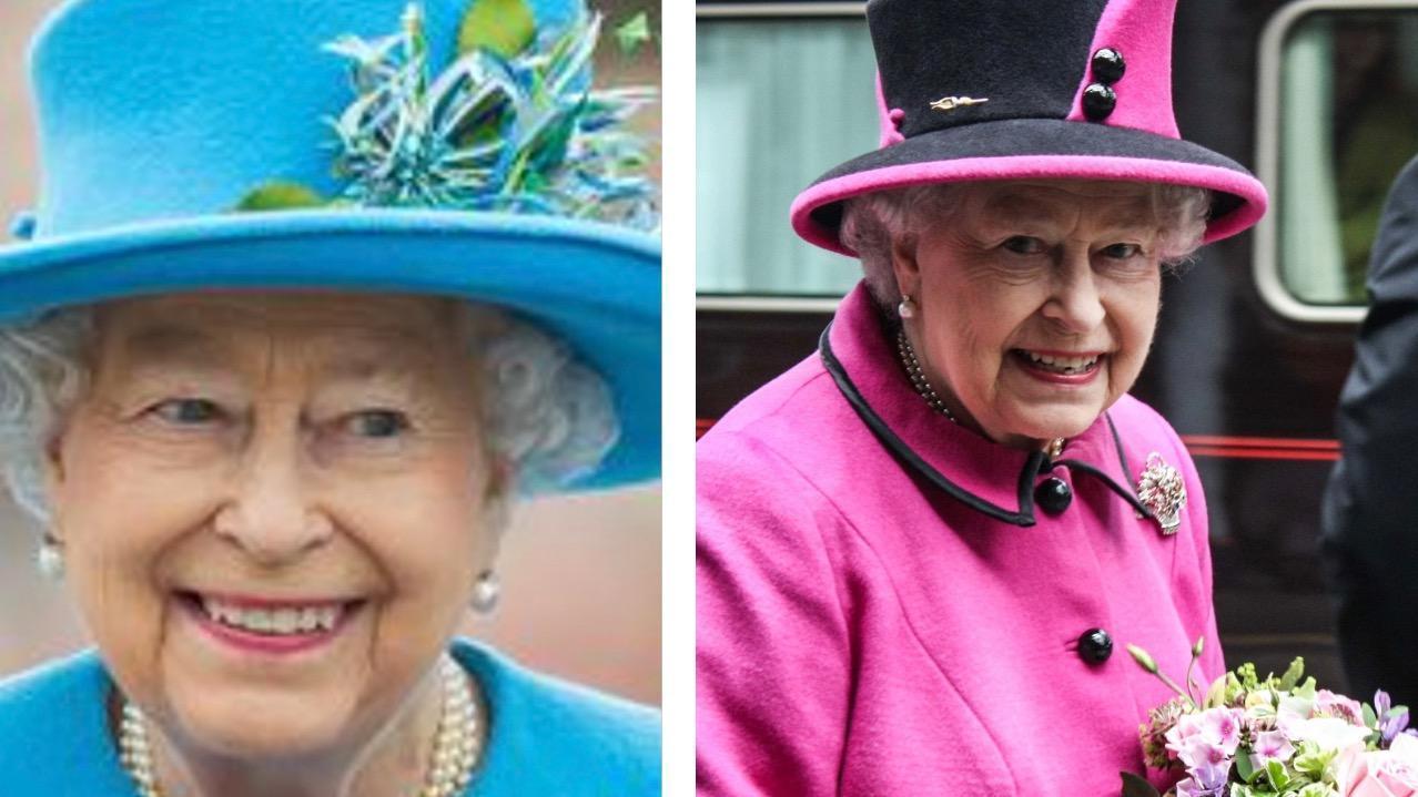 publication of an unseen photo of Queen Elizabeth grinning following ...