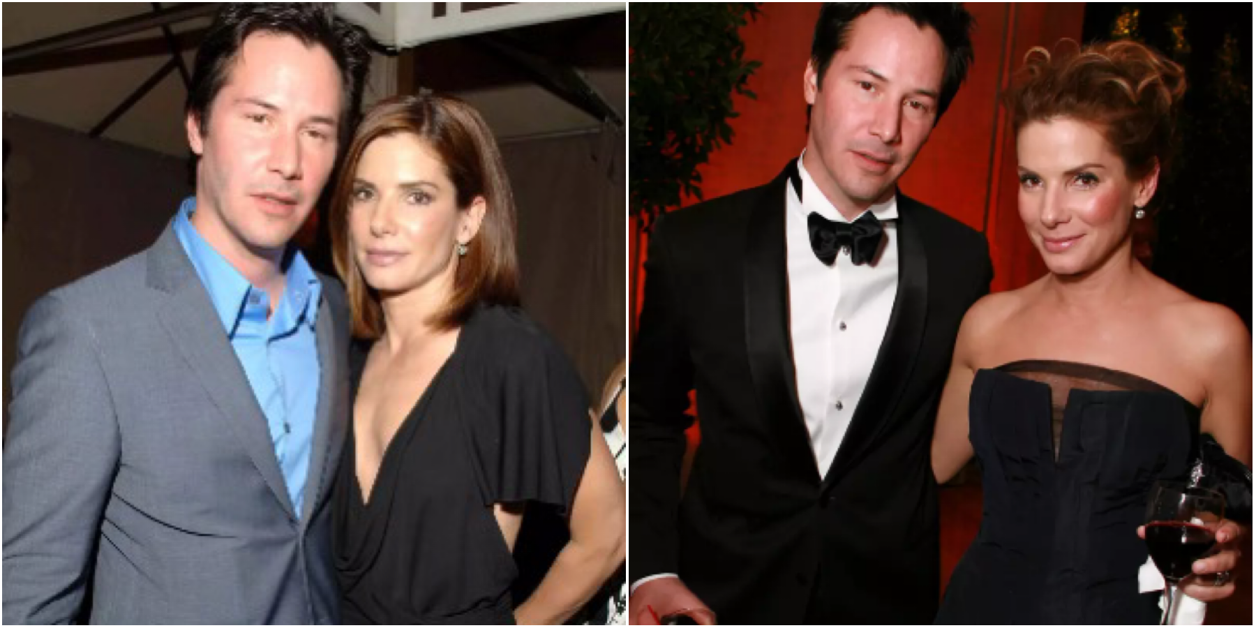 Sandra Bullock and Keanu Reeves