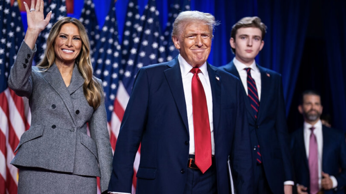 The picture of Donald Trump’s “whole” family does not include Melania